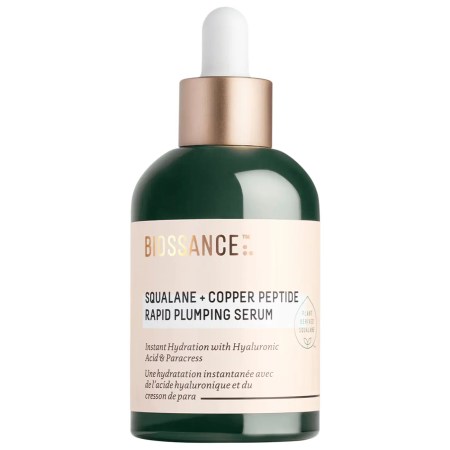 Biossance Squalane + Hyaluronic Acid Copper Peptide Rapid Plumping Serum